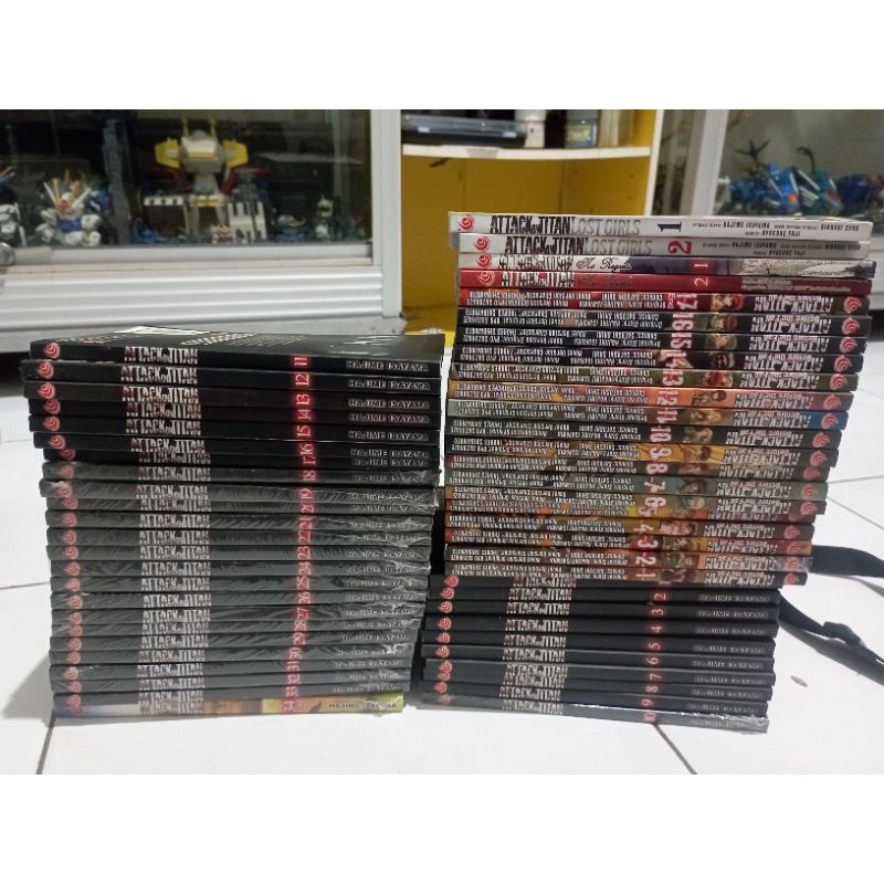 komik manga attack on titan. lengkap.