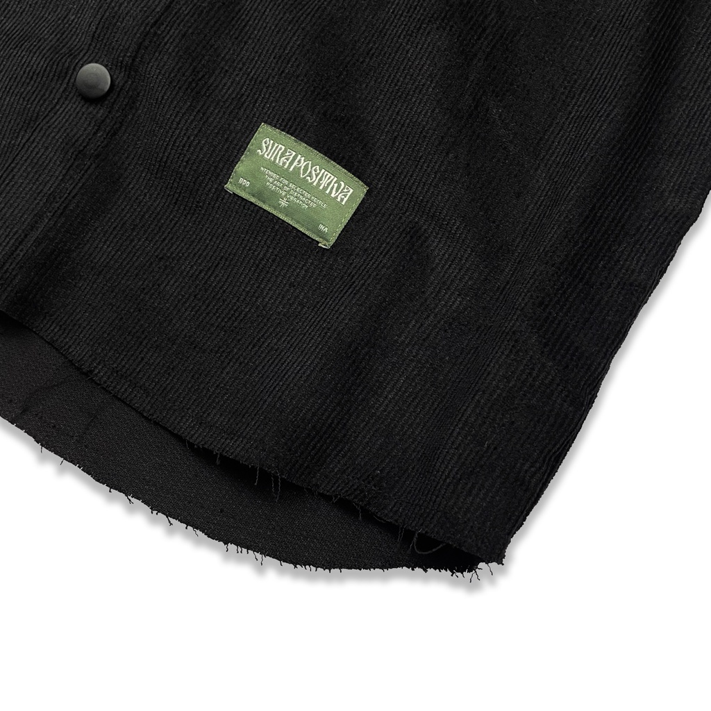 Sura Positiva - Shirt (Gragg) Corduroy Free Edge Black