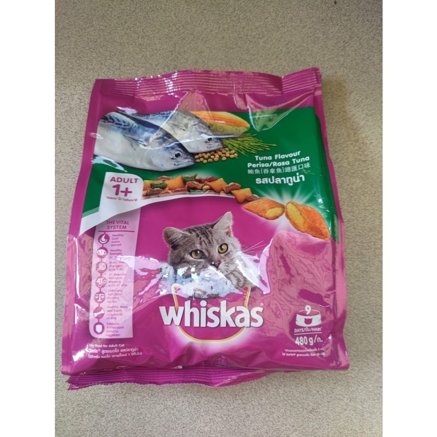 Whiskas Tuna Adult Cat Food Freshpack 480gr