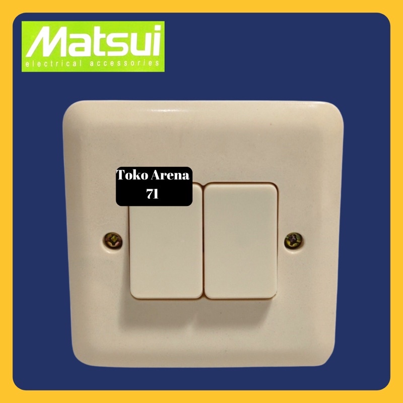 Saklar Seri IB Inbow MATSUI 912 Saklar double Tanam MT912 MT-912