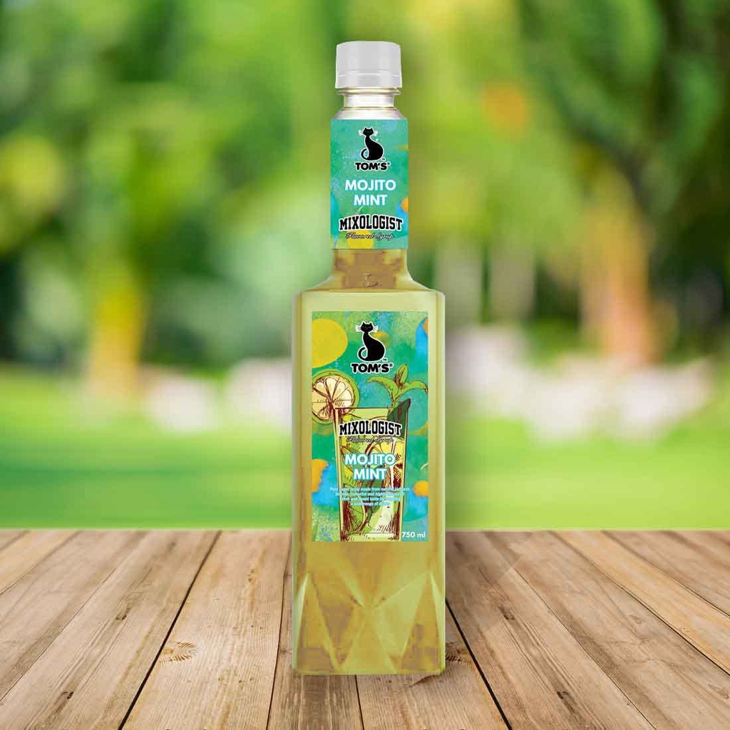 

MANADO TOM'S Gourmet Syrup Mixologist 750ml - Mojito Mint
