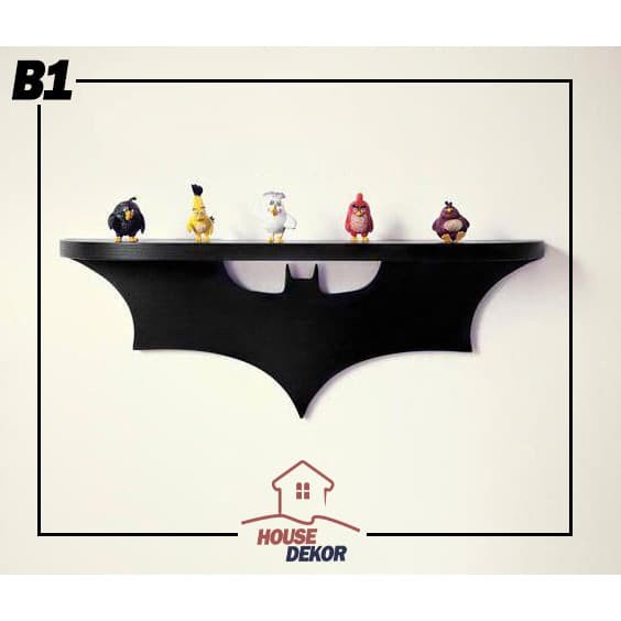 Rak Dinding Ambalan Floating Shelves Karakter - Batman