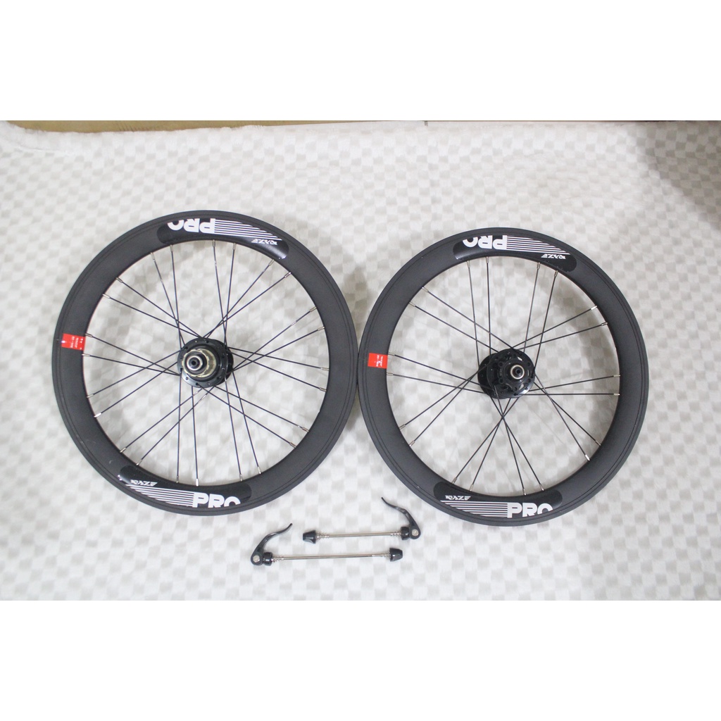 Velg rims wheelset sepeda lipat raze pro 20 murni Discbrake 406 20inch Disc Brake