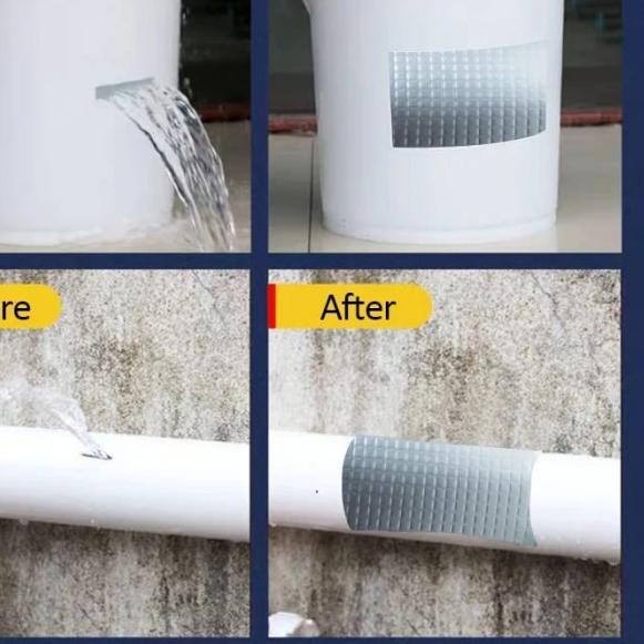 

LAKBAN ANTI BOCOR SUPER KUAT LEM PEREKAT SERBAGUNA - 5CM X 5METER