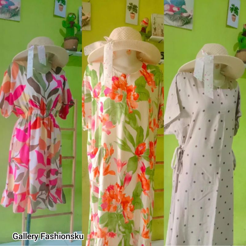 Daster Viral Busui Rayon Kekinian / Daster Kekinian / Daster Viral