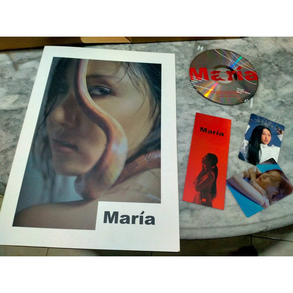 PROMO DISCOUNT 10%, READY HWASA MARIA ALBUM UNSEALED : Booklet + CD / PC + Photo Ticket / Official M