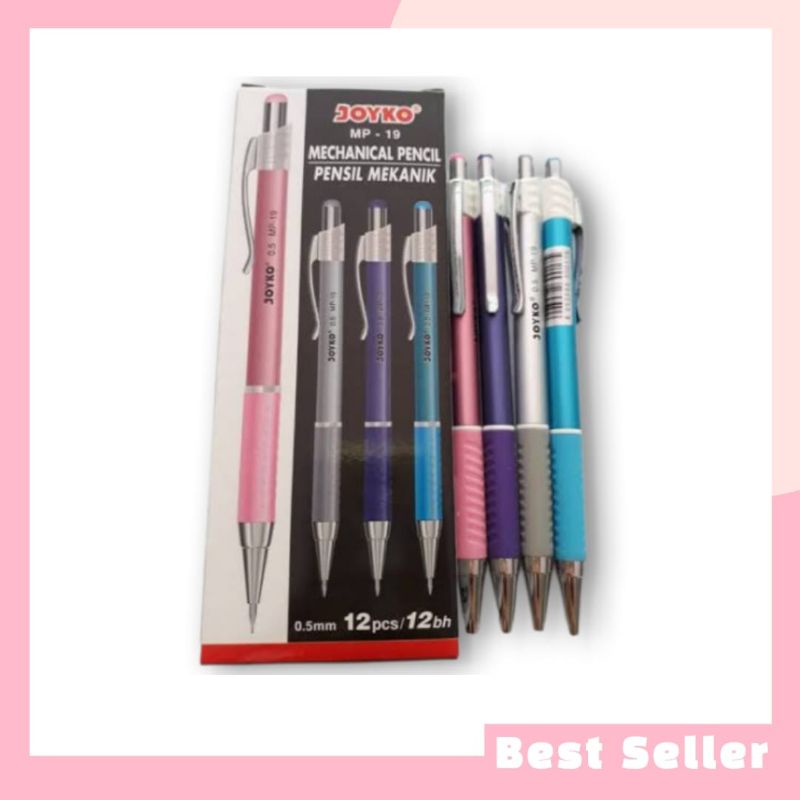 

Pensil Mekanik Joyko MP-19 0.5mm Mechanical Pencil 1 Pack isi 12 Pcs