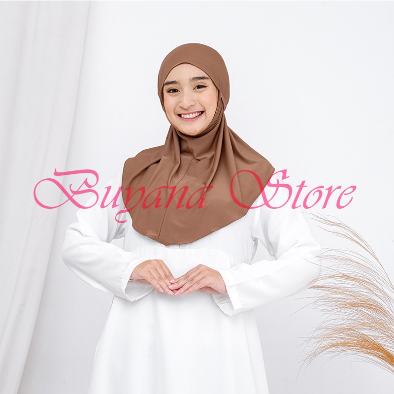 Hijab Bergo Maryam  Tali Jersey Super M