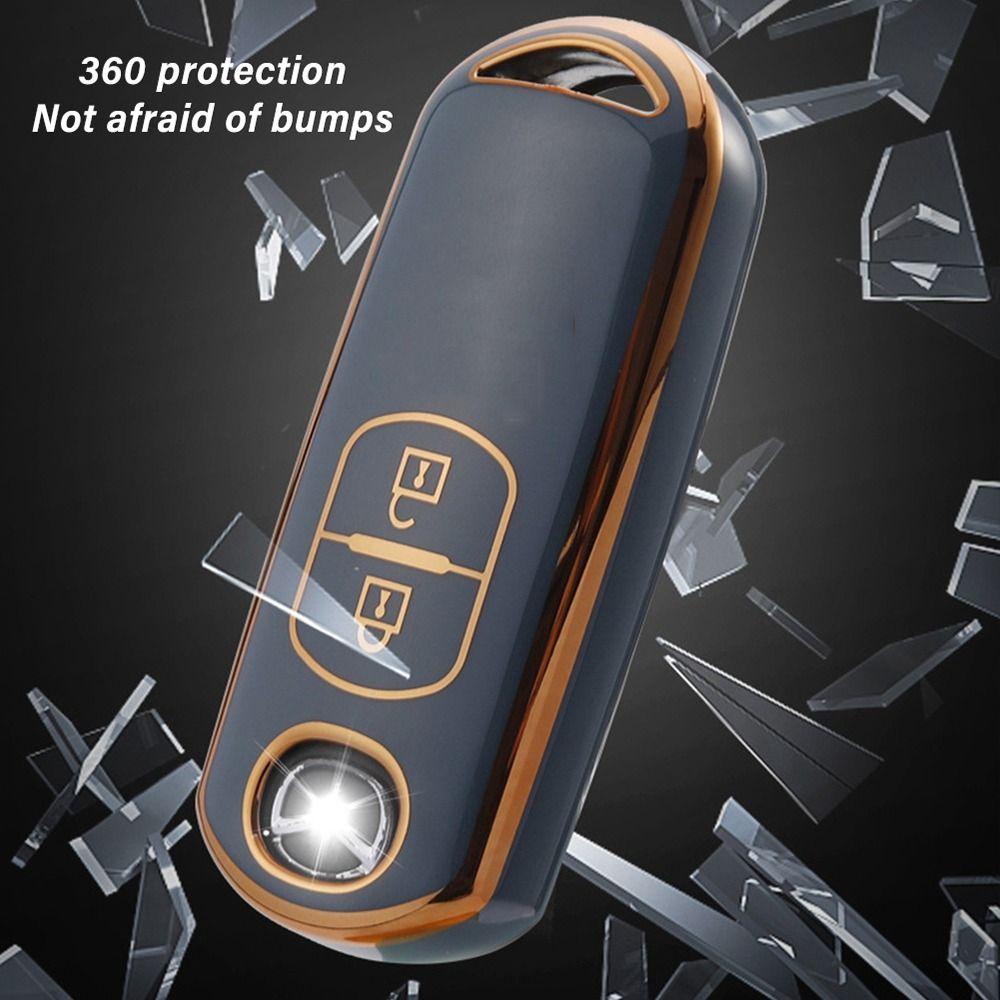 Top Remote Key Case Full Protection Pelindung Kulit Cover Fob Kunci