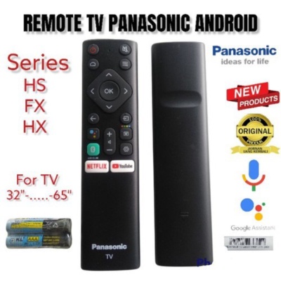 Remote TV Panasonic Android tv seri Android Netflix Youtube Grade ori Promo