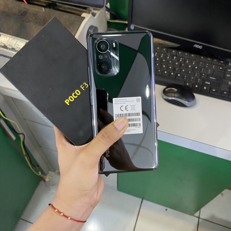 Poco F3 8/256gb second bekas pakai normal fullset resmi