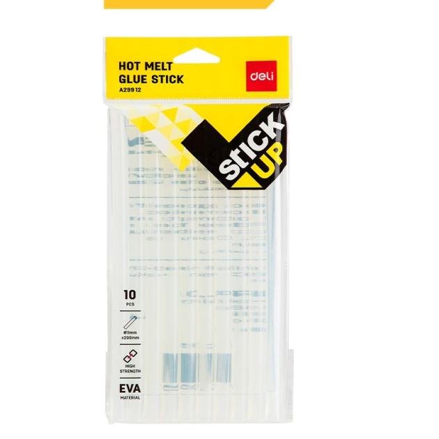 

Deli Glue Gun Refill Isi ulang Lem Tembak isi 10 pcs 11mmx20cm EA29912