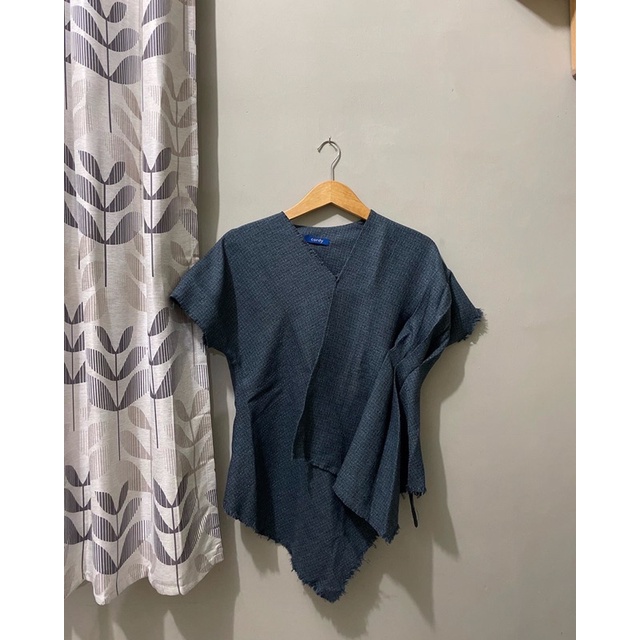 Preloved Blouse Navy By Cordy.id