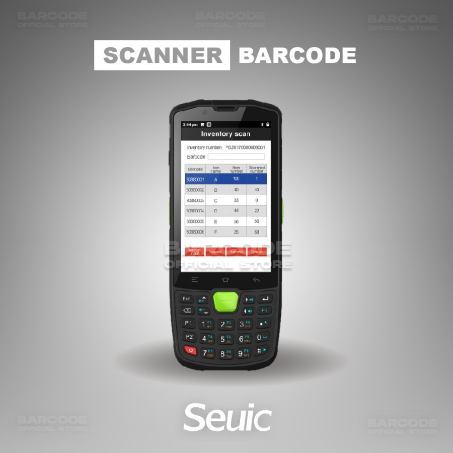 SEUIC AUTOID Q9 Mobile Barcode Scanner PDT Android 1D 2D PDA Wifi NFC