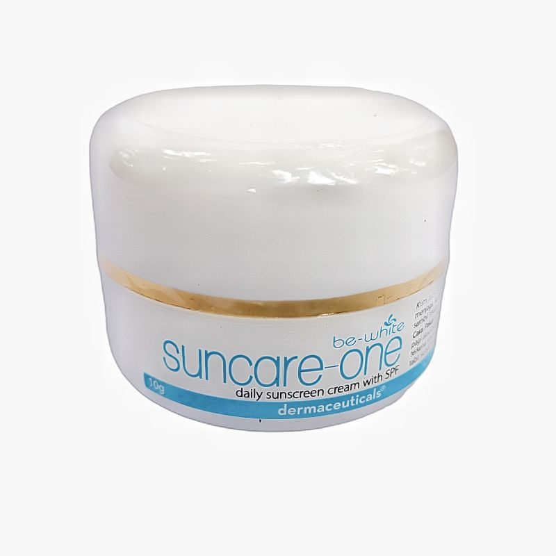 Be-White Suncare One Daily Sunscreen Cream with SPF 15 (10g) - Krim Pagi Siang