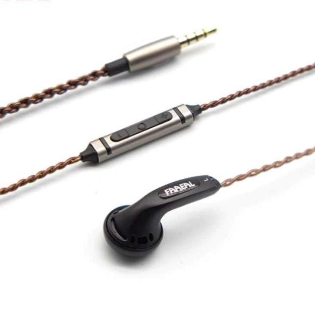 FAREAL -Iris - 32 Ohm - Earbud Mic Version - transparant