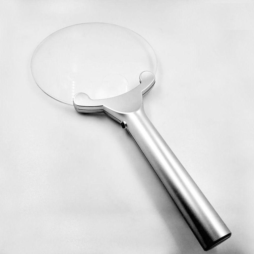 POPULAR Populer Membaca Perhiasan Magnifiers High Quality HD 2.5X 5X Lensa Kaca Pembesar