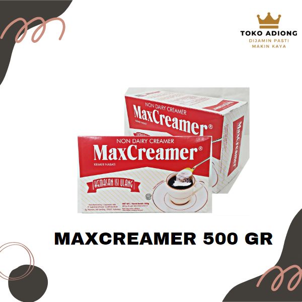 

MAX CREAMER KEMASAN 500GR KRIMER NABATI - NONDAIRY CREAMER