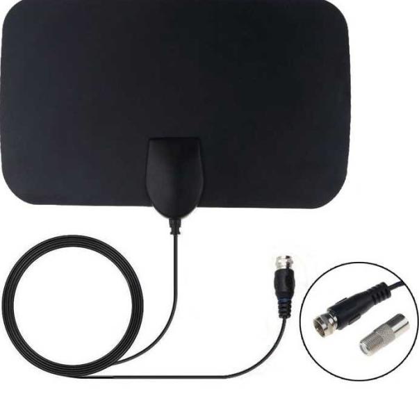Antena Tv Digital Indoor Led Rumah Portable Antenna Penguat Sinyal Tv