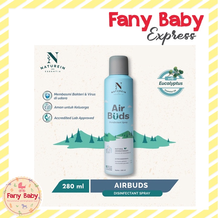 NATUREIN AIR BUDS DISINFECTANT SPRAY 280ML