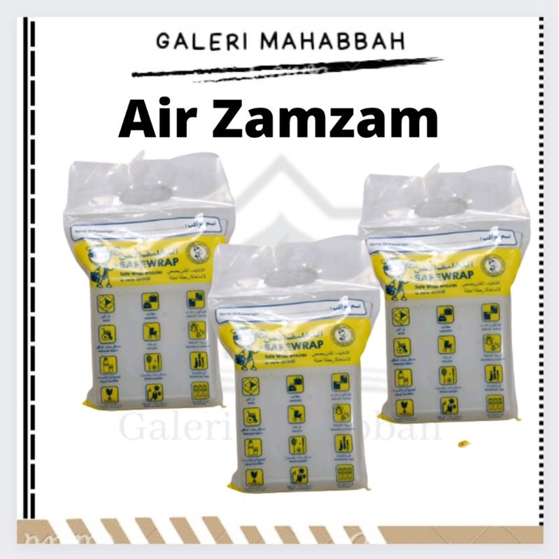 

Air Zam Zam Asli 100% Original Arab Saudi