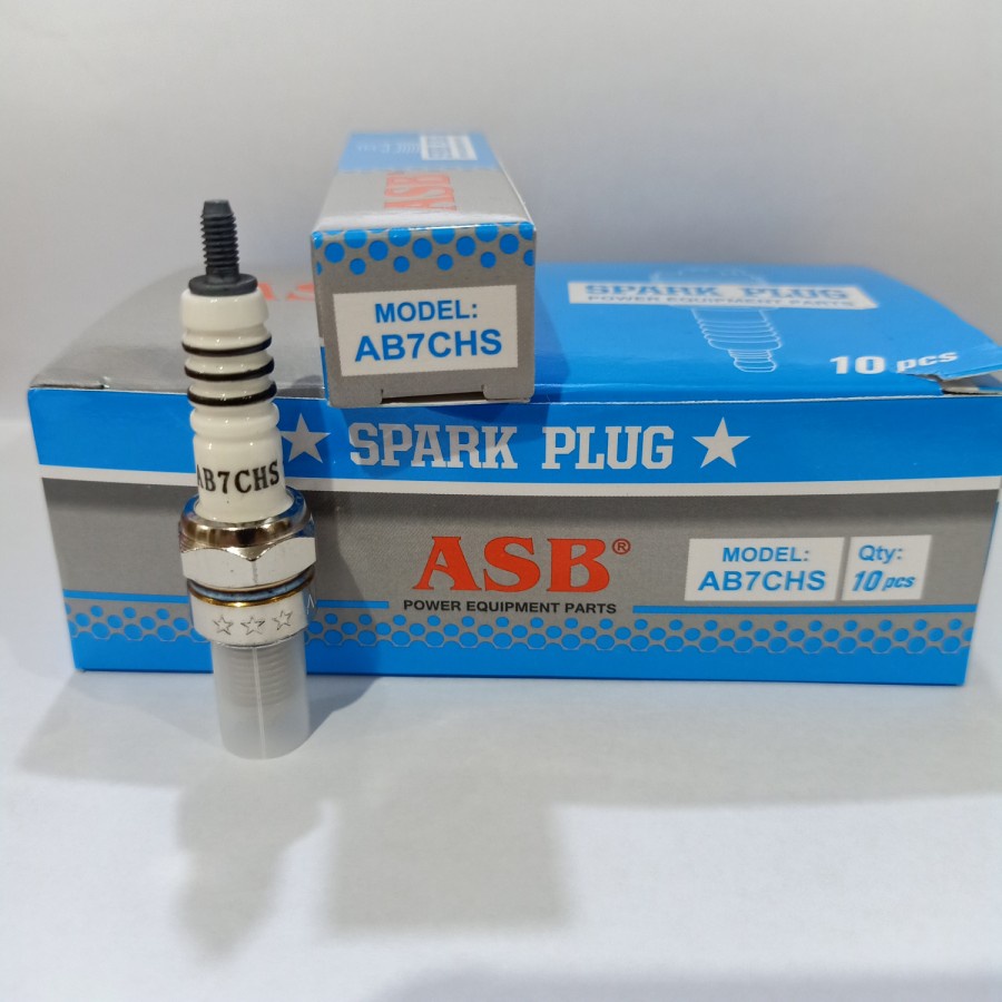 Spark Plug/Busi Motor AB7CHS Grand/Mio/Revo/Jupiter Z/Supra Merk ASB