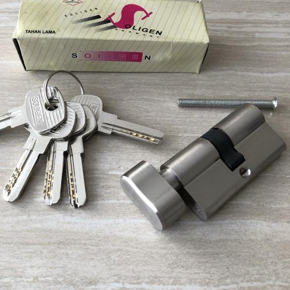 Silinder kunci knob 60 mm / SILINDER KUNCI TOILET KNOB 60 mm SOLIGEN