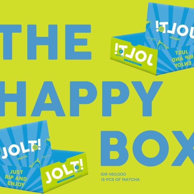 

JOLT! Protein Bar - The Happy Box [Matcha] - Box isi 15pcs