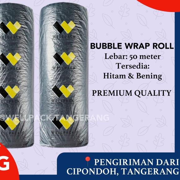 

Bubble Wrap Roll 125cm x 50m Hitam - Premium 3kg