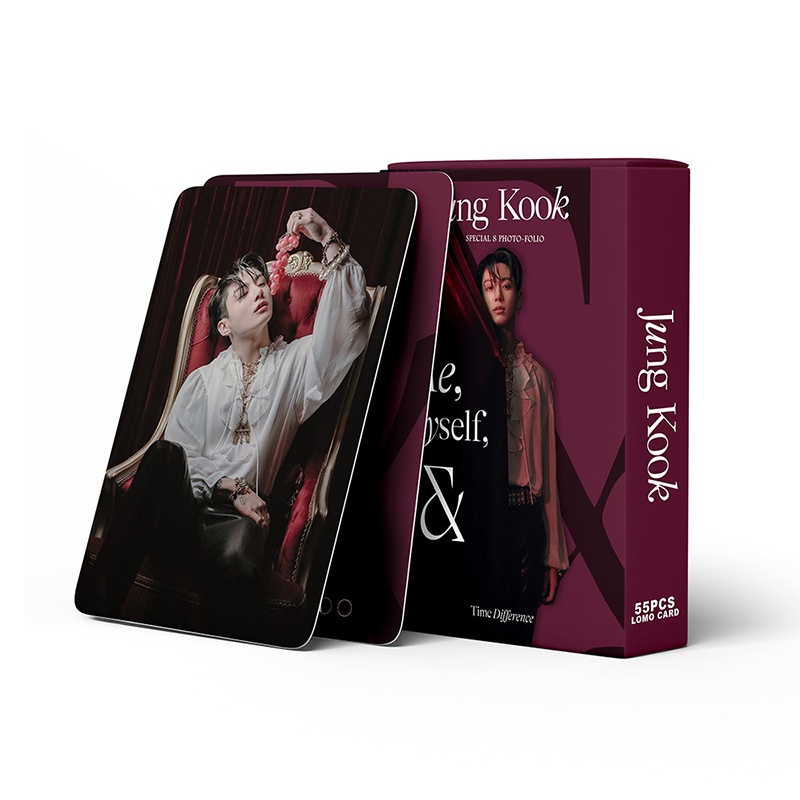 55pcs / Kotak Kartu Foto LOMO BTS JUNGKOOK 2022