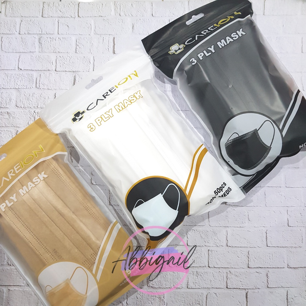 𝘈𝘉𝘎✰ Masker Earloop 3ply Premium Series / Earloop Warna Warni Emboss Careion Isi 50pcs 1046