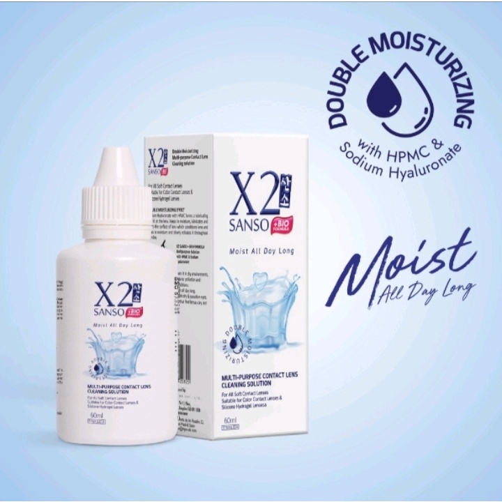 [ Baru, Ori, Grosir ] CAIRAN SOFTLENS X2 SANSO BIO FORMULA 60ML
