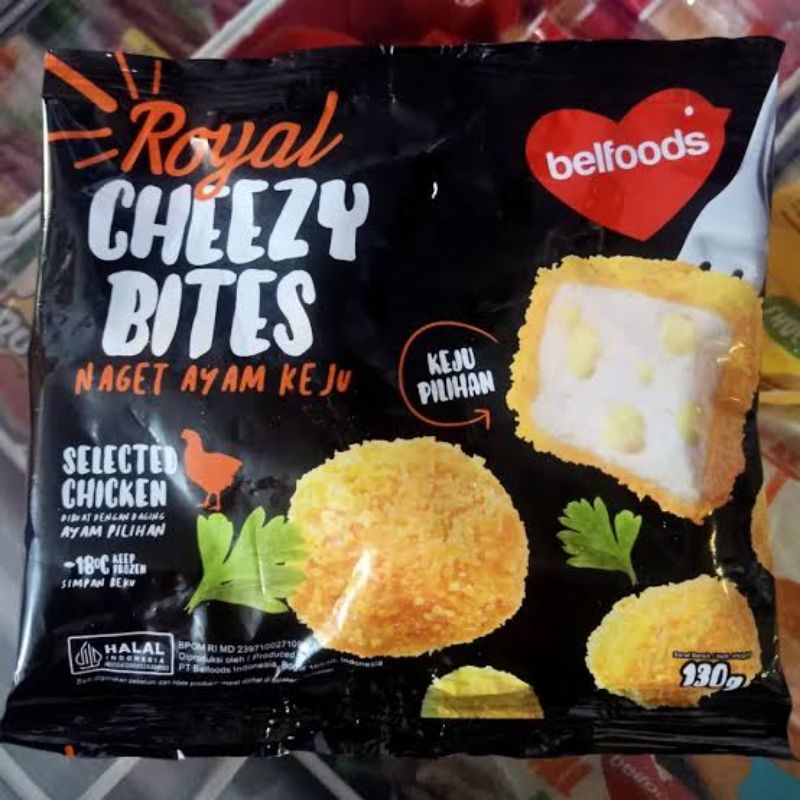 

Nugget Belfoods Royal Cheezy Bites 130gr