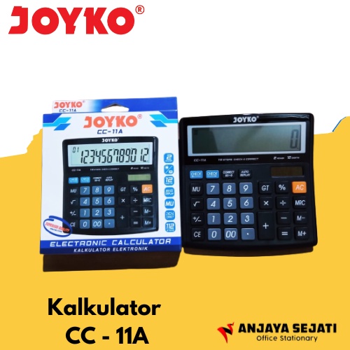 

Kalkulator Joyko CC-11A | Calculator Joyko | Satuan