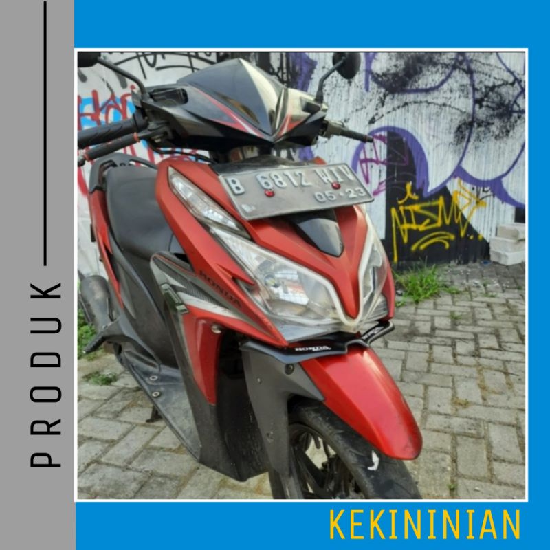 Winglet Sayap Honda Vario 125 Old Bohlam Sporty Hitam Biru Putih Merah