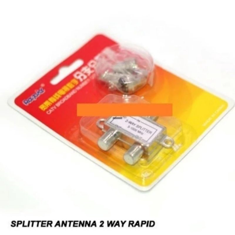 Splitter Antena TV 2 Way / Pembagi Sinyal Antena TV