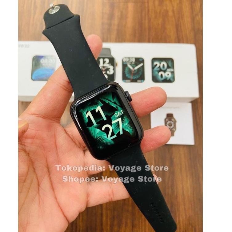 Menarik [CUSTOM WALLPAPER] Smartwatch jam tangan Original HW22 PRO MAX PLUS HW16 HW12 iwo series 6 p