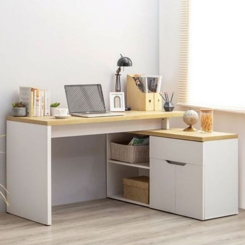 meja kerja sudut meja komputer sudut mrja belajar meja industrial murah