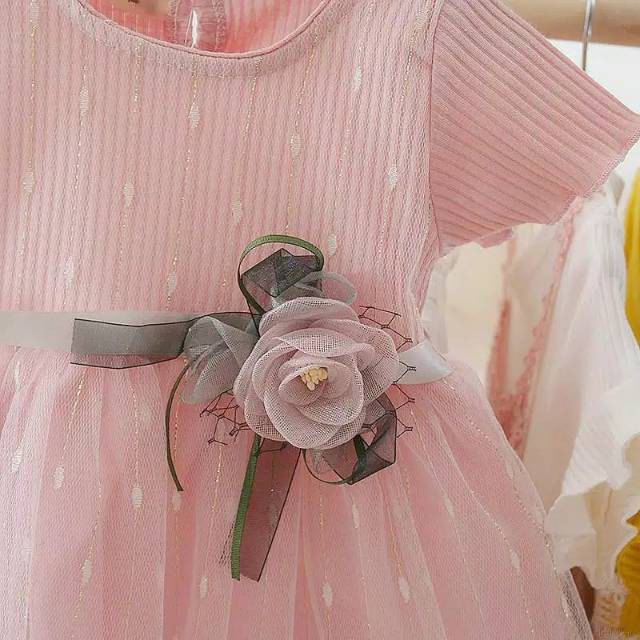 DR1-Dress Anak Bayi Perempuan Princess ROSE