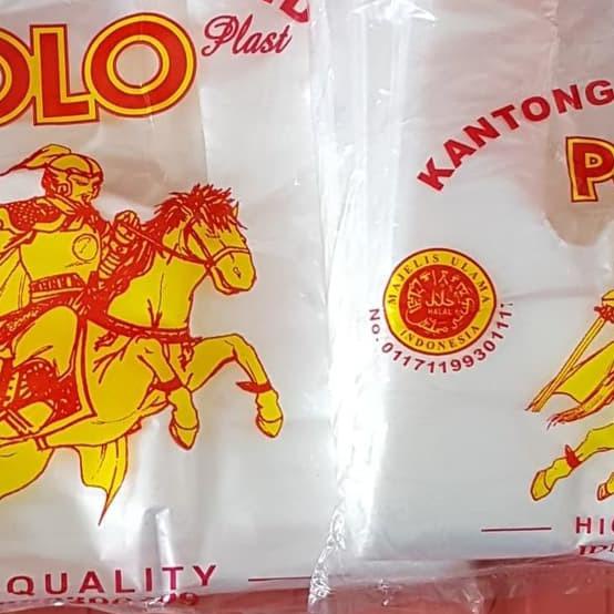 

PAKET ISI 5 Kantong Plastik HD Polo - Kresek Bening - Plastik uk 15 24