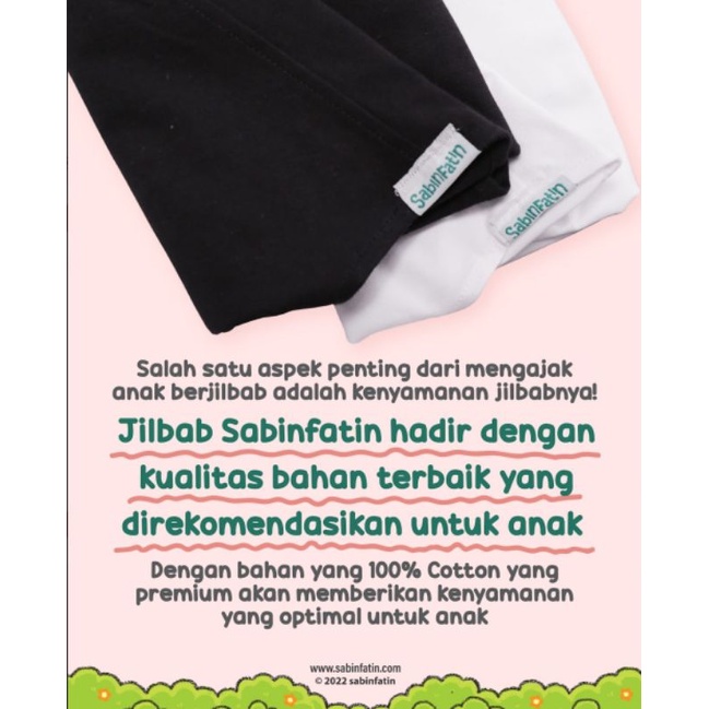 Jilbab Basic SabinFatin | Sabin Fatin | Afrakids New