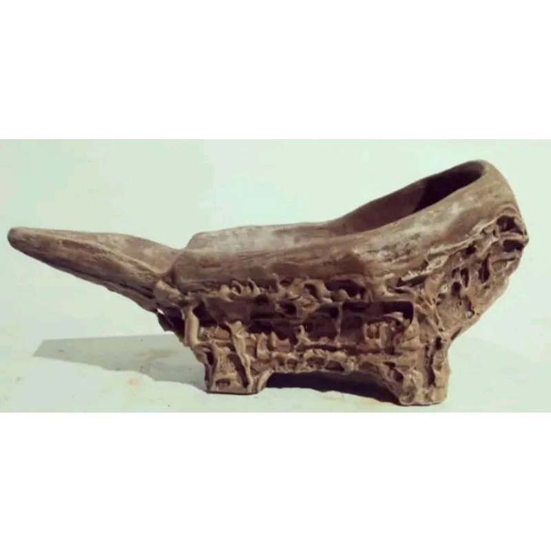 pot bonsai relief packing kayu