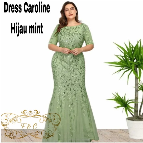 Baju Muslim Perempuan Jumbo Gamis Kondagn Seragam Pesta Sage Green Hijau Sage Dress Gamis Berkualita