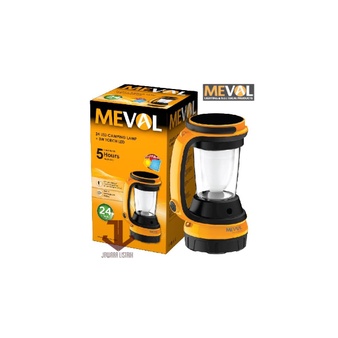 MEVAL LAMPU EMERGENCY MC3 24A PANEL SURYA 24LED Camping Lamp 3W Senter