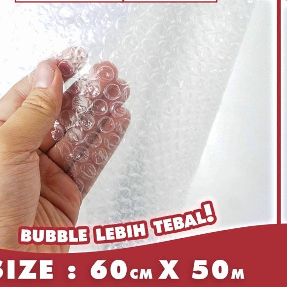 

BUBBLE WRAP ROLL 60 CM X 50 METER HITAM PUTIH MEGA INDO PACKING MIP - Mega 60cm Hitam