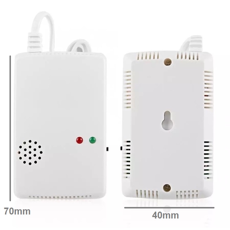 Gas Detector Leak Alat Detektor Kebocoran Gas Tangki LPG Alarm Detector Kebocoran Gas Bocor Keamanan Rumah Standalone