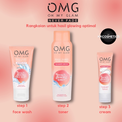 OMG OH MY Glow Peach Glowing Face Wash 50ml