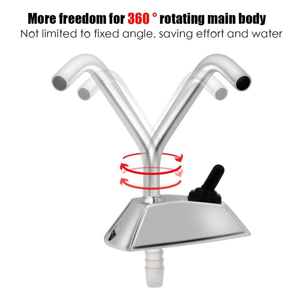 Kran RV TOP Tap Caravan Stainless Steel360° Rotasi Tea Bar Electric Control Kran