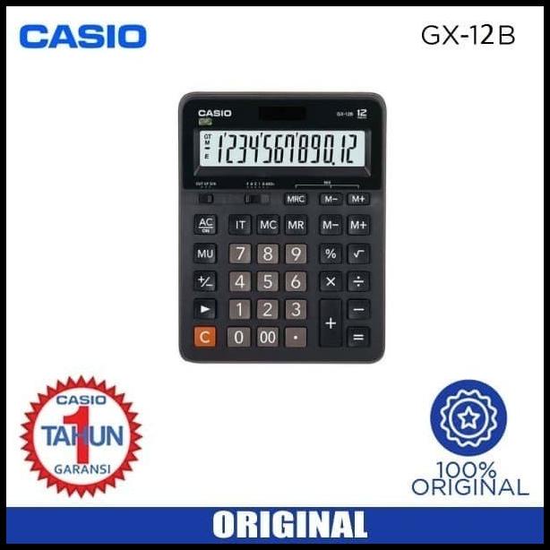 

Kalkulator Casio Gx-12B Original Calculator 12 Digit Dagang Gx12B