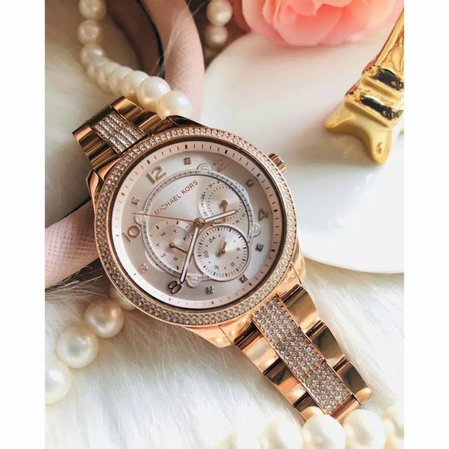 JAM TANGAN WANITA MK6614 ORIGINAL 100%